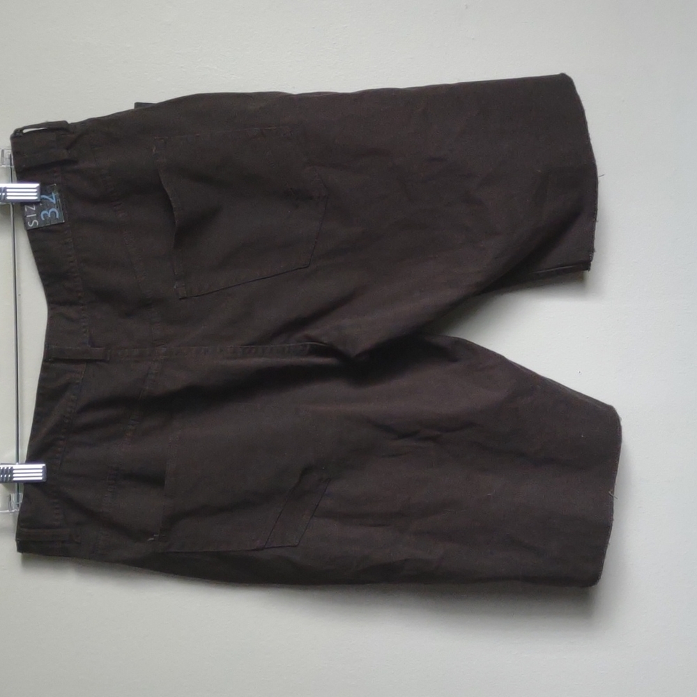 Subculture cut-off men's Bermuda shorts brown 32 - Picture 5 of 11